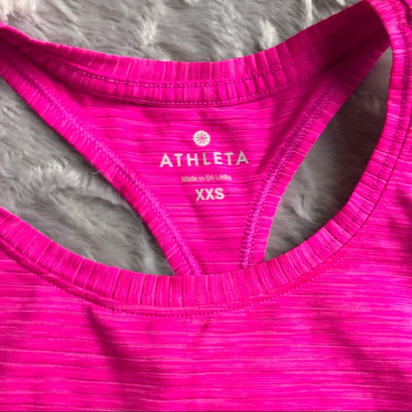 ATHLETA 💕hot pink 💞XXS oversized tank top - Picture 6 of 8